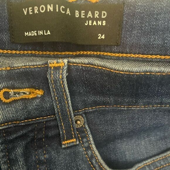 Veronica Beard Carly High Waist Kick Flare Jeans size 24 $248 - Picture 9 of 9